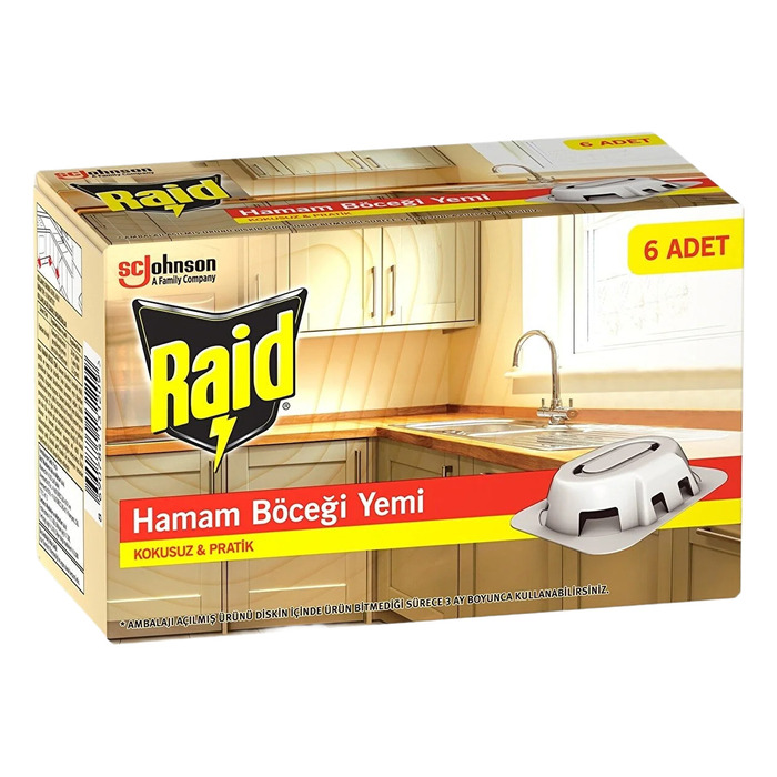 Hamam Böceği Yemi 6"lı