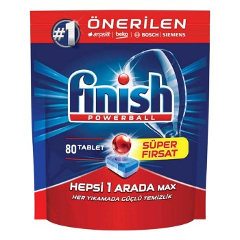 Hepsi Bir Arada 80 Tablet Bulaşık Makinesi Deterjanı