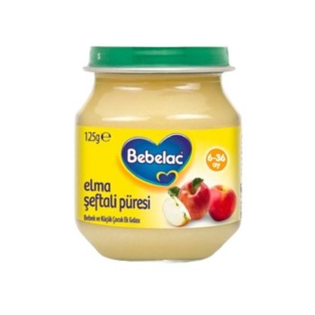 Püre Elma Şeftali 125 Gr
