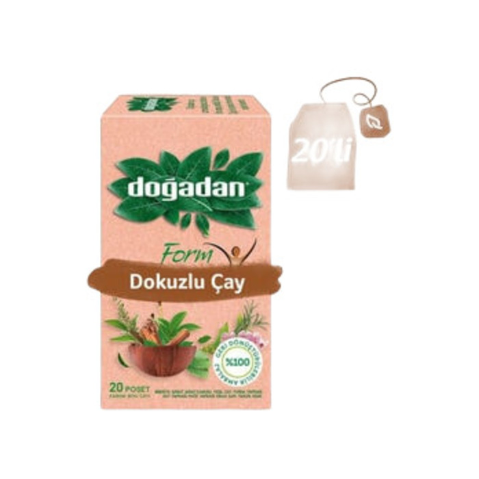 Çay 9 Otlu Bitki 20'li