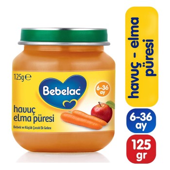 Püre Havuç Elma 125 Gr