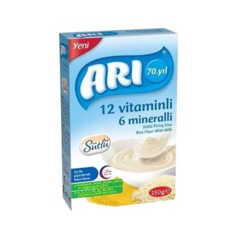 Kaşık Maması 12 Vitaminli 6 Mineralli Sütlü Pirinçli 250 Gr