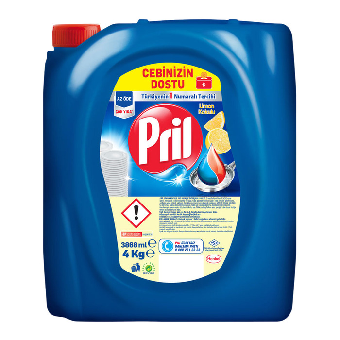 Bulaşık Deterjanı Limon 4 Kg