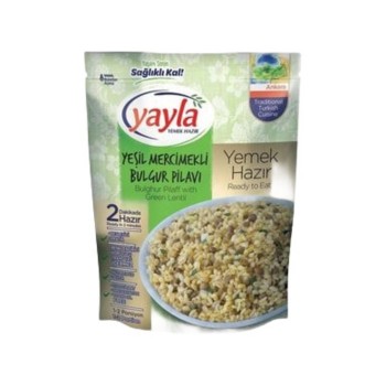Bulgur Pilavı Yeşil Mercimekli 250 Gr