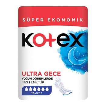 Ped Ultra Gece Hijyenik Süper Ekonomik Paket 16'lı