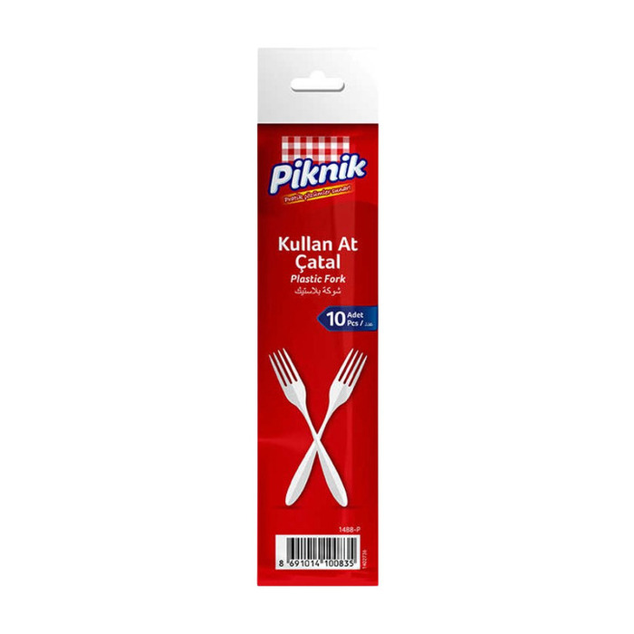 Çatal Plastik Paket 10'lu