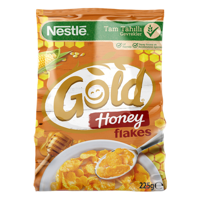 Mısır Gevreği Gold Flakes Ballı 225 Gr