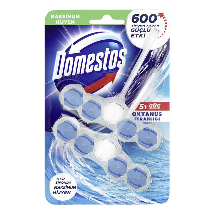 5'li Güç Tuvalet Bloğu Okyanus Ferahlığı 55 Gr