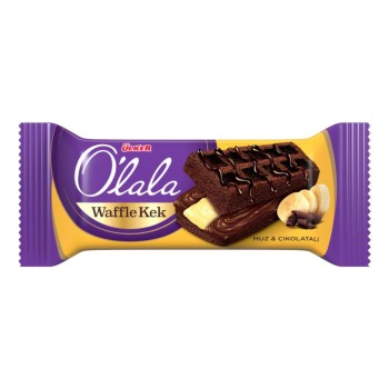 O'lala Waffle Kek Muzlu Ve Çikolatalı 70 Gr