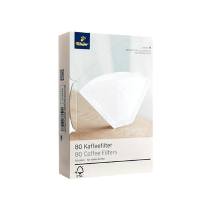 Beyaz Kağıt Filtre 4 Numara 80 Adet