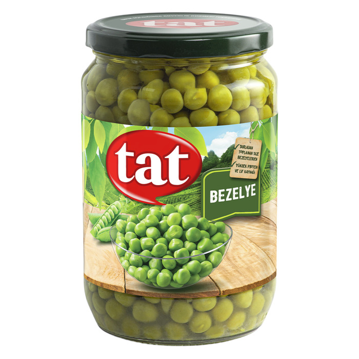 Bezelye Cam Kavanoz 680 Ml