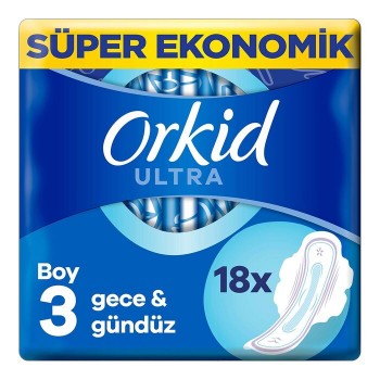 Ultra Extra Dörtlü Hijyenik Ped Gece 18 Adet