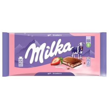 Çikolata Çilekli Tablet 100 Gr