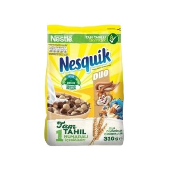 Buğday Ve Mısır Gevreği Duo Kakaolu 310 Gr