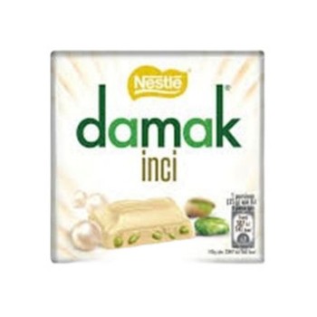 Damak İnci Antep Fıstıklı Beyaz Çikolata 65 Gr