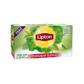 Çay Yumuşak İçimli Yeşil Bardak Poşet Çay 20'li