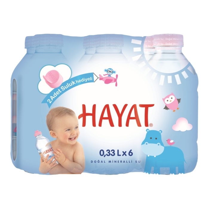 Su Pet Şişe Bebekler İçin 6x330 Ml