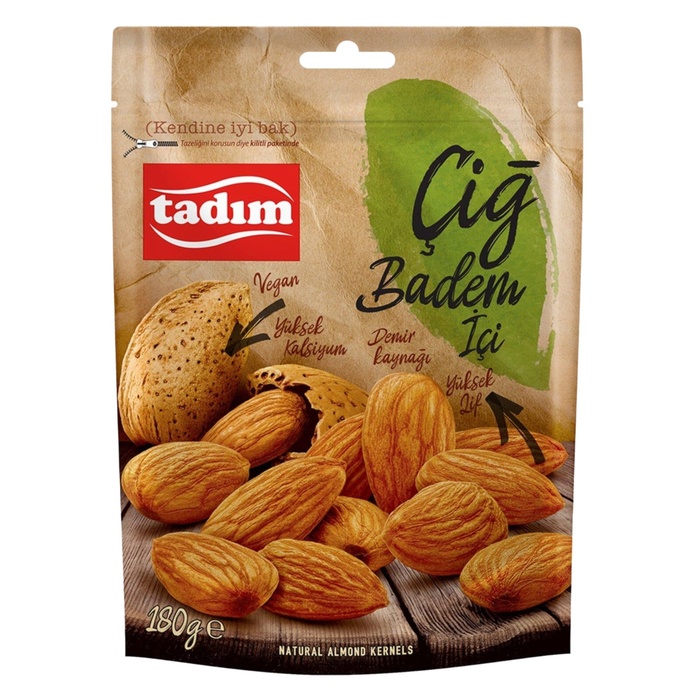 Çiğ Badem İçi 180 Gr
