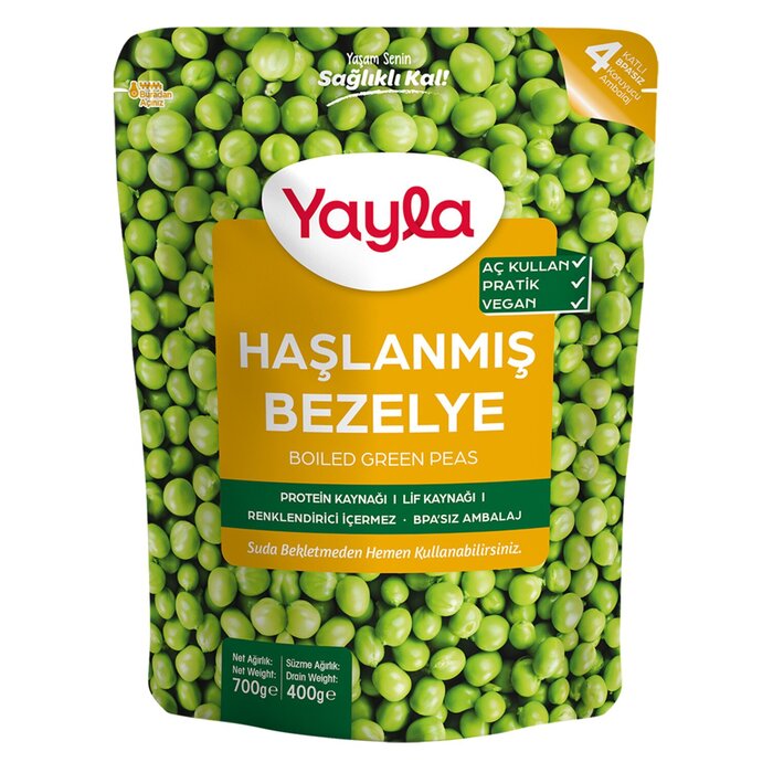 Bezelye Haşlanmış 700 Gr
