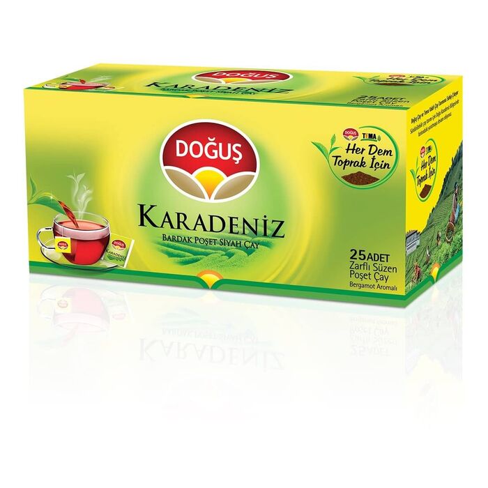 Bergamot Aromalı Poşet Siyah Çay 25'li 50 Gr