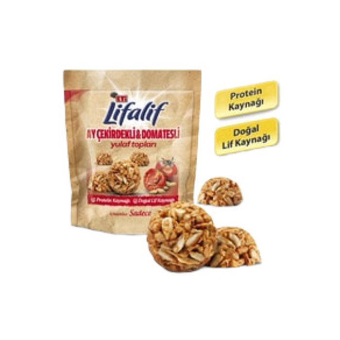 Lifalif Yulaf Topları Ayçekirdekli Domatesli 36 Gr