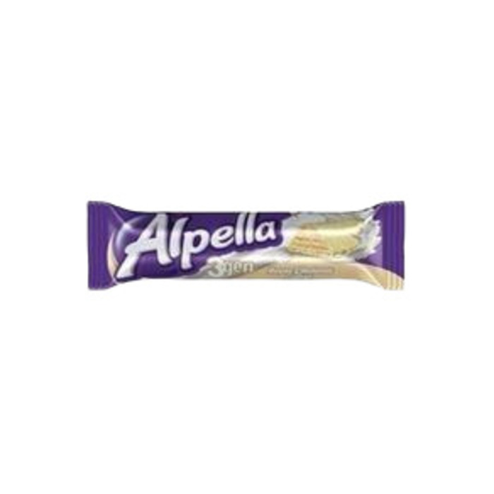 Alpella 3gen Beyaz Çikolatalı Gofret 28 Gr