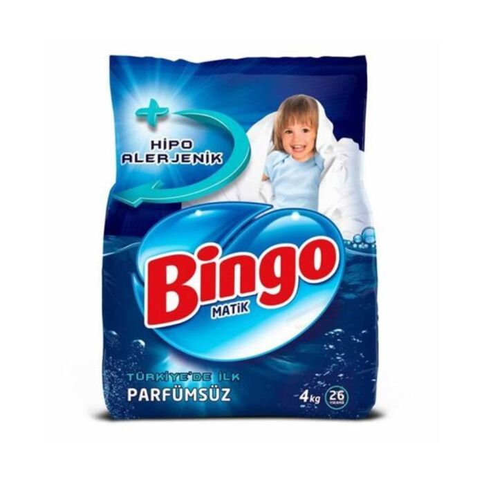 Çamaşır Deterjanı Toz Matik Parfümsüz 4 Kg