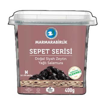 Zeytin Siyah Yağlı Sele 261-290 M 400 Gr