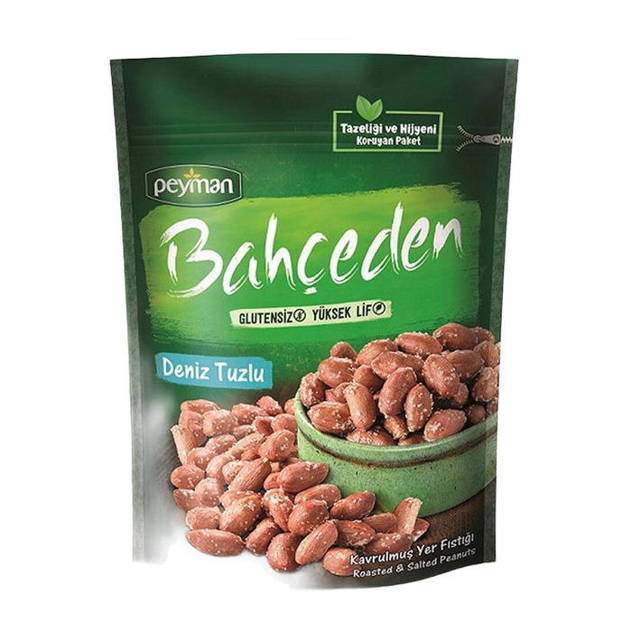 Bahçeden Deniz Tuzlu Kavrulmuş Yer Fıstığı 175 Gr