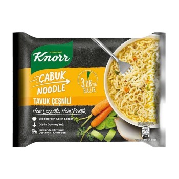 Çabuk Noodle Tavuk Çeşnili Çabuk 66 Gr