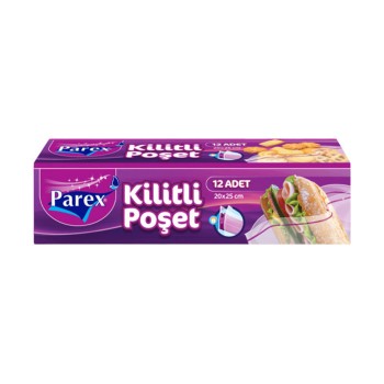 Kilitli Poşet 12 Adet