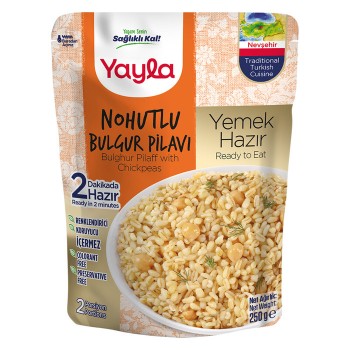 Yemek Hazır Bulgur Pilavı Nohutlu 250 Gr