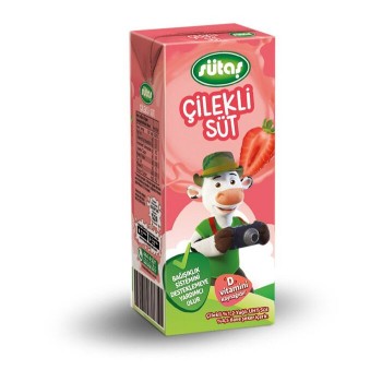 Süt Çilekli 200 Ml