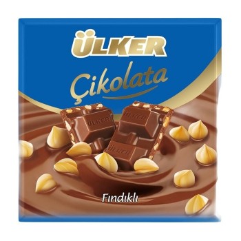 Fındıklı Kare Çikolata 60 Gr