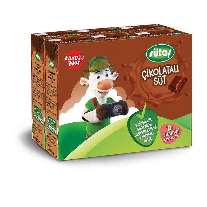 Süt Çikolatalı 6x180 Ml