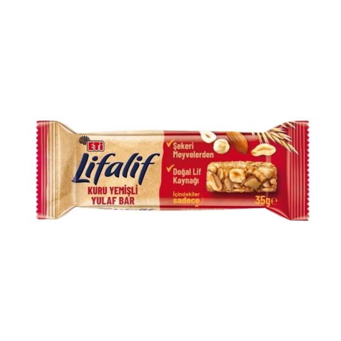 Bar Lifalif Kuru Yemişli Yulaf 35 Gr