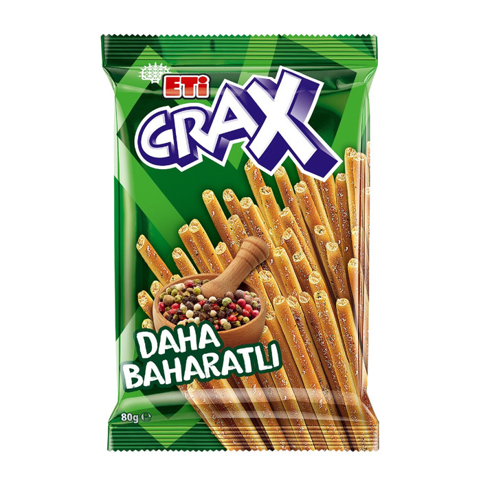 Kraker Crax Baharatlı Çubuk 80 Gr