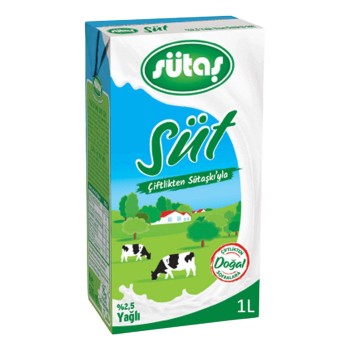 Süt % 2.5 Yağlı 1 Lt