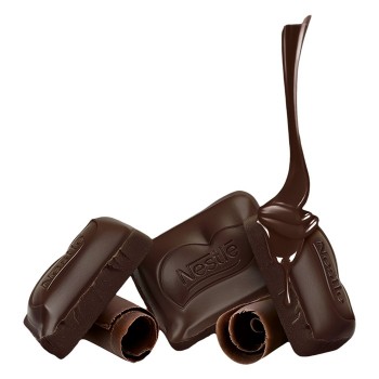 Bitter % 55 Kakaolu Kare Çikolata 60 Gr