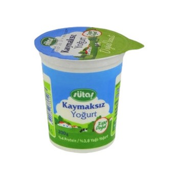 Yoğurt Kaymaksız 200 Gr