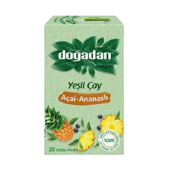 Açai & Ananaslı Yeşil Çay 20 Adet