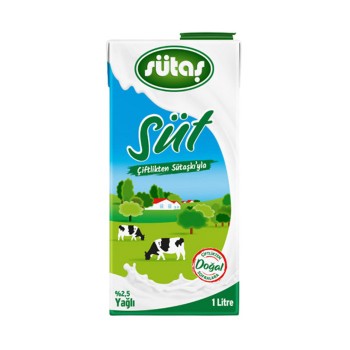 Yağlı Süt %2,5 Yağlı 1 Lt