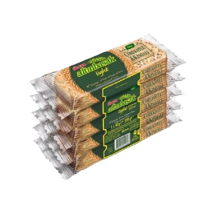 Altınbaşak Light Çörekotlu & Kinoalı Kraker 5x40 Gr