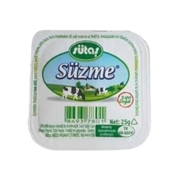 Peynir Süzme Beyaz Porsiyon 25 Gr