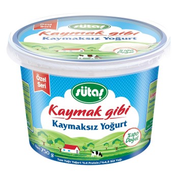 Yoğurt Kaymaksız 750 Gr