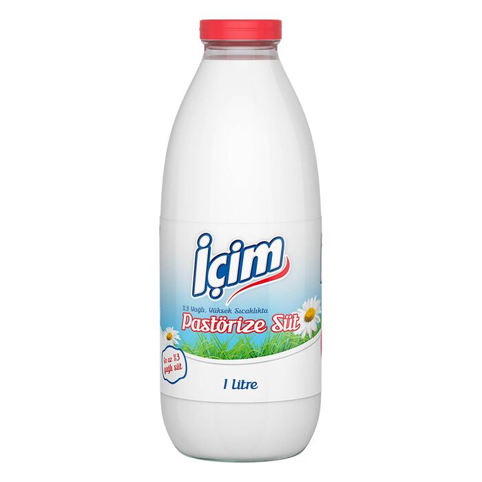 Süt Pastörize Şişe 1 Lt