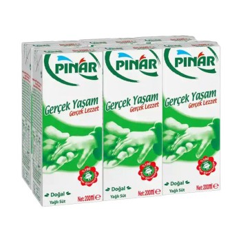 Süt Sade 6x200 Ml