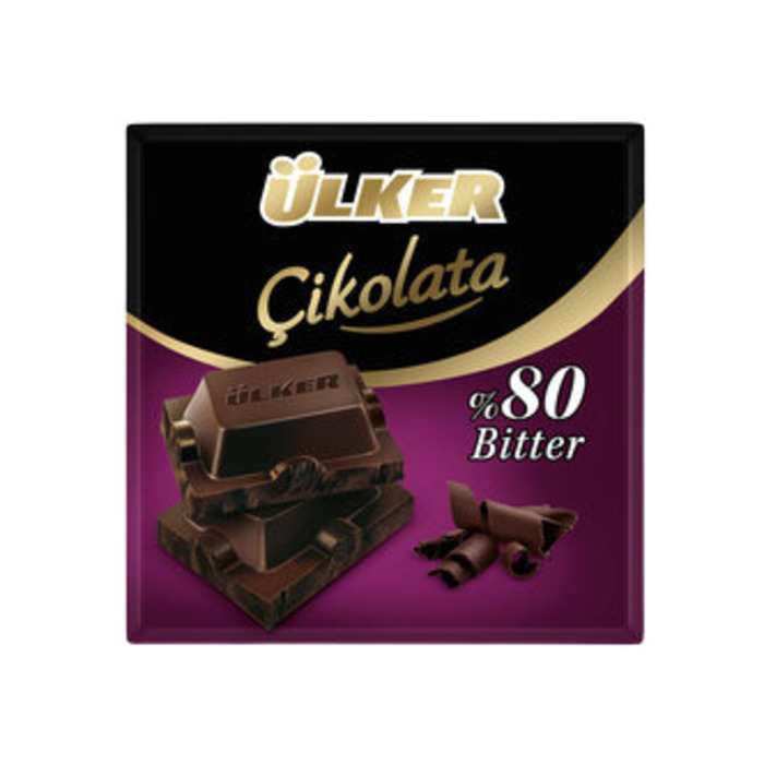 Bütün %80 Bitter Çikolata 60 Gr