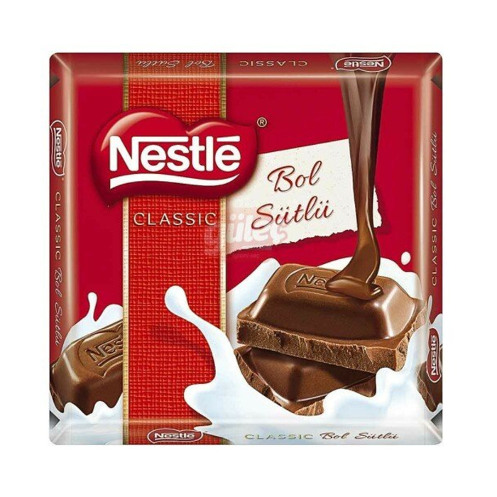 Çikolata Classic Sütlü Kare 70 Gr