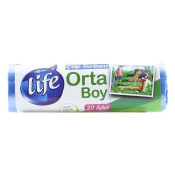 Çöp Torbası Orta Boy 55x60 Cm 20'li